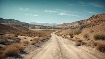 estrada deserta no gran canion