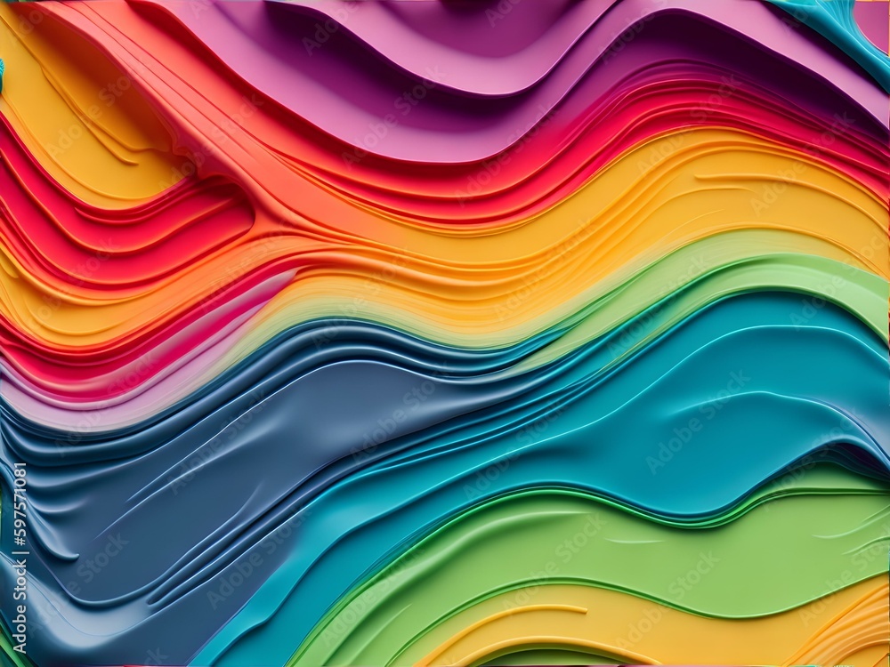 Poster abstract colorful background with lines generated ai