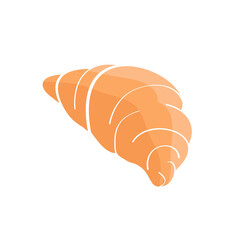 croissant isolated on transparent background