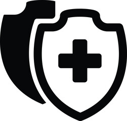 medical shield Icon vector