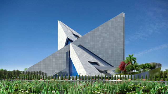 Futuristic Origami Architecture