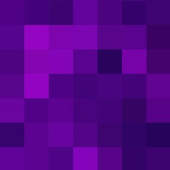 Vector purple pixel pattern. Geometric abstract background with simple pixel elements. Medical, technology or science design. eps 10
