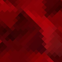 Red geometric design element. Vector illustration in polygonal style. Pixel. eps 10