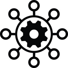 project management vector icon