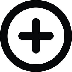 add circle Icon, plus vector