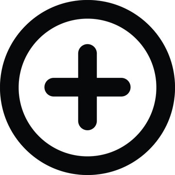 add circle Icon, plus vector