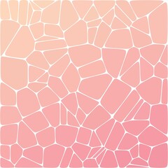 Stone plate paving pattern. Abstract geometric colorful shapes ornament vector texture. Pink Pebbls. eps 10