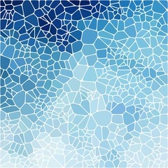 Abstract design element. Modern simple geometric graphic concept. Blue pebbles. polygonal style. eps 10