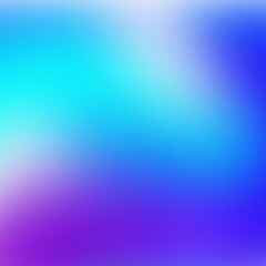 Abstract blurred gradient mesh background in vibrant rainbow colors. Blue and purple colors. eps 10