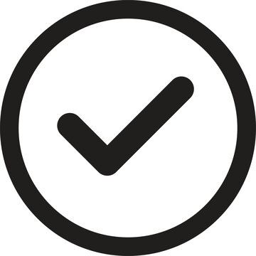 Approved Vector Icon, check mark symbol