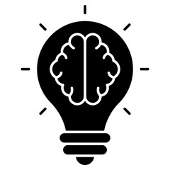 An icon design of creative mind