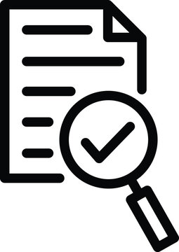 recommend clip art: audit icon vector, magnifying glass check assess