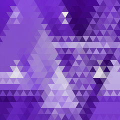 Obraz premium purple polygonal abstract background consisting of triangles. eps 10