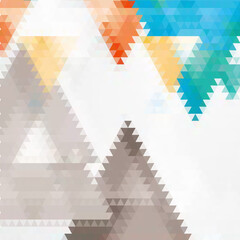 abstract vector background. geometric design. color triangles. eps 10