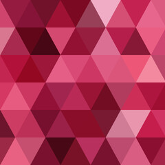 Dark Pink vector polygonal illustration, which consist of triangles. Triangular pattern for your business design. Geometric background in Origami style with gradient. eps 10