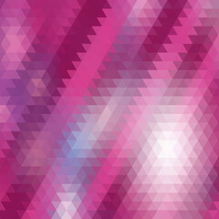 pink triangle illustration. color polygonal style. eps 10