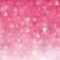 Abstract vector geometric background. template for presentation, advertising, banner, cover and more. Pink hexagon. eps 10