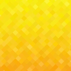 Yellow pixel background. Geometric color illustration. eps 10