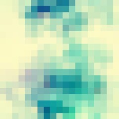 Blue pixel background, pattern, hexagon wallpaper. Vector illustration.