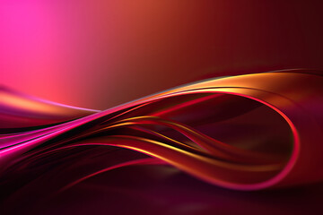 Obraz premium Abstract background with wavy shapes. Generative AI