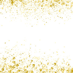 Gold splatter border.wedding frame.gold invitation border