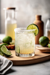 Fresh Lime Mint, Lemon Mint Cocktail, Juice, Mojito Beverage