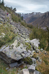 Boi Valley landscape in Pyrenees in Catalonia