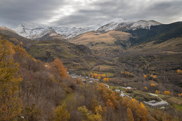 Boi Valley landscape in Pyrenees in Catalonia