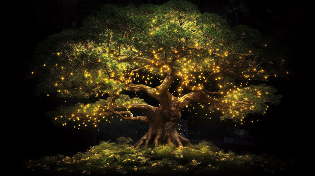 How to Use Solar Lights on Trees for a Magical Look - Featured Image