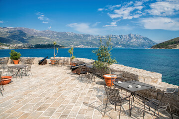 Historical citadel in Montenegro in the city of Budva