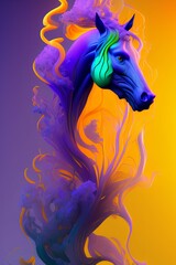 Spirit Animal, smoke, ghostly, intricately detailed - generative ai