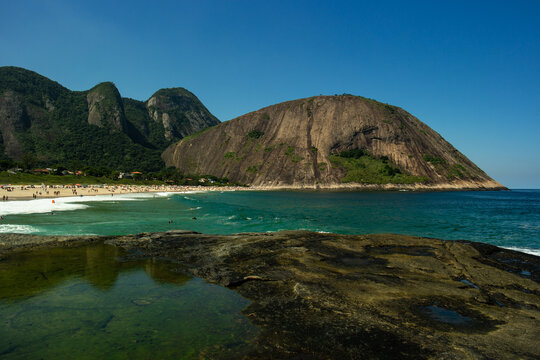 view of the sea and mountains