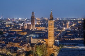 Fototapeta premium verona - skyline