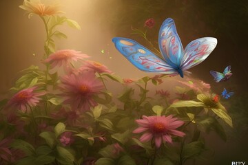 Whimsical Butterfly - generative ai