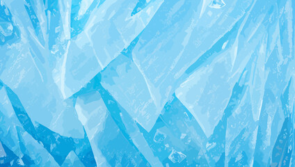 Frozen Blue Wonder: Ice Texture Background