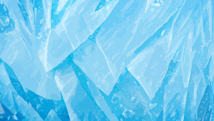 Obraz premium Frozen Blue Wonder: Ice Texture Background