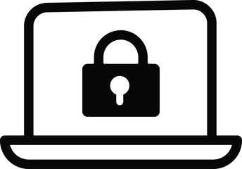 lock laptop icon