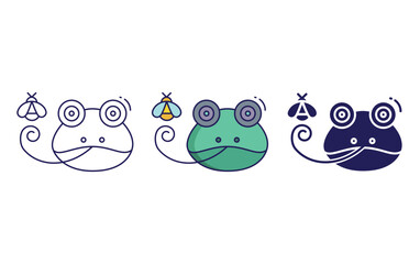 Fototapeta premium Herpetology vector icon