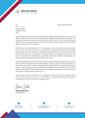 Luxury business letterhead template