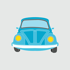 Doodle of simple cute vector cartoon animals isolated on illustration with simple colors