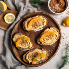 The Egyptian Spiced Carrot Crostini