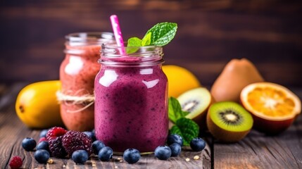 Delicious and nutritious smoothie that can help boost energy and support overall health. Include a mix of fruits, vegetables, and other healthy ingredients, and explain the benefits of each component