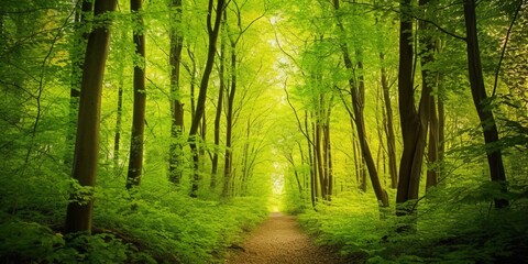 footpath in the forest
