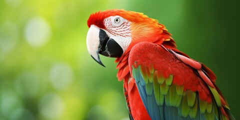 Obraz premium red and yellow macaw