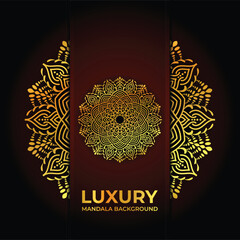 Luxury Golden Mandala Background Design