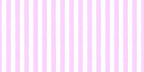Seamless pattern of pastel pink watercolor stripes
