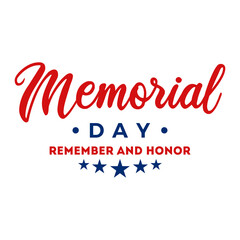 USA Memorial day and Independence day concept