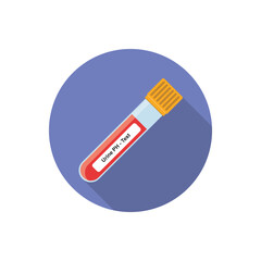 Urine PH Test Concept Design. Vector Illustration.	