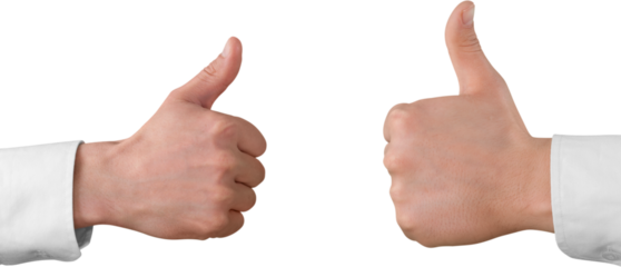 Two thumbs up