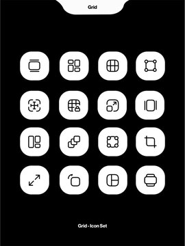Grid Icon Set